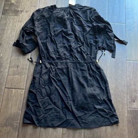 Kenzie knee length dress, black and gold- new with tags, medium - Picture 3 of 10